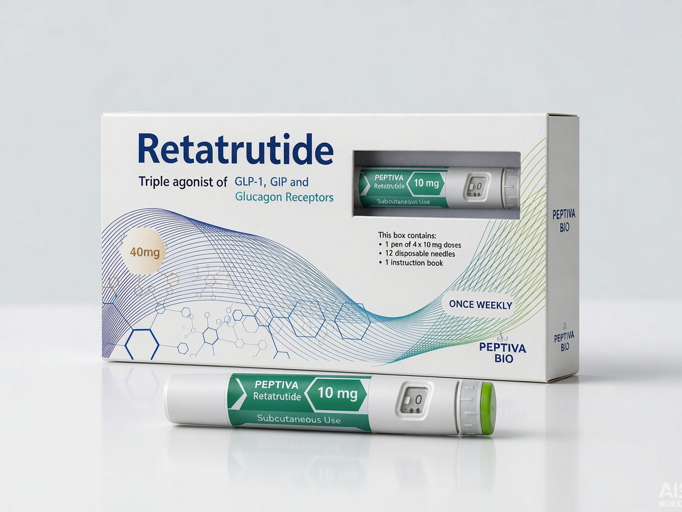 Retatrutide 40mg Injection Pen Kit